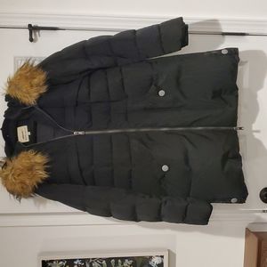XL womens Orolay black parka coat